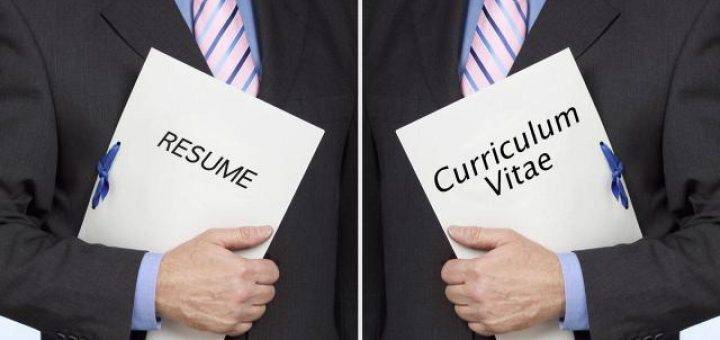 تهیه پروپوزال و رزومه به زبان انگلیسی CV vs Resume vs bio data vs cover letter 720x340 - تهیه پروپوزال و رزومه به زبان انگلیسی